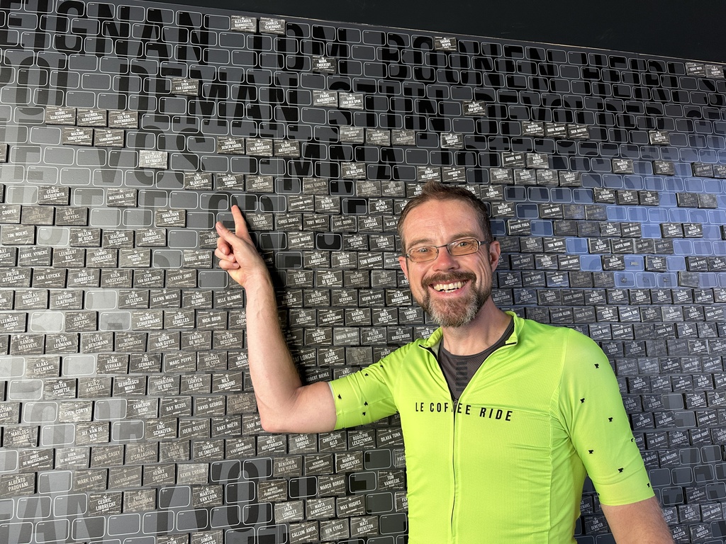August 2023, My cobble on Flandrien Challenge wall of fame